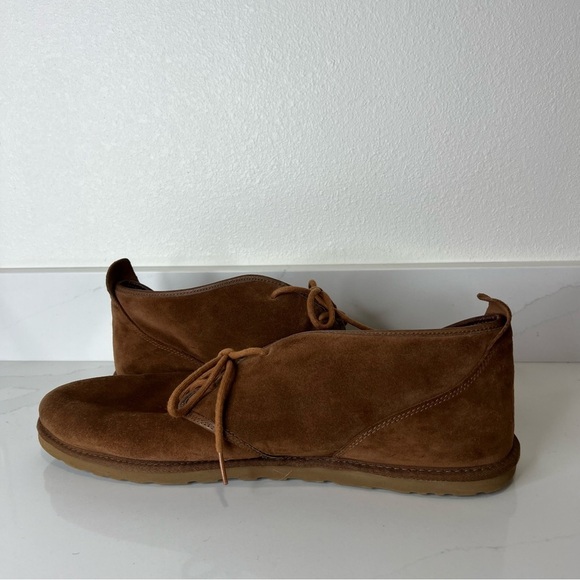 UGG Mens Maksim Suede Chukka Shoes Suede Leather Brown Casual Comfort Size 18 main image 4